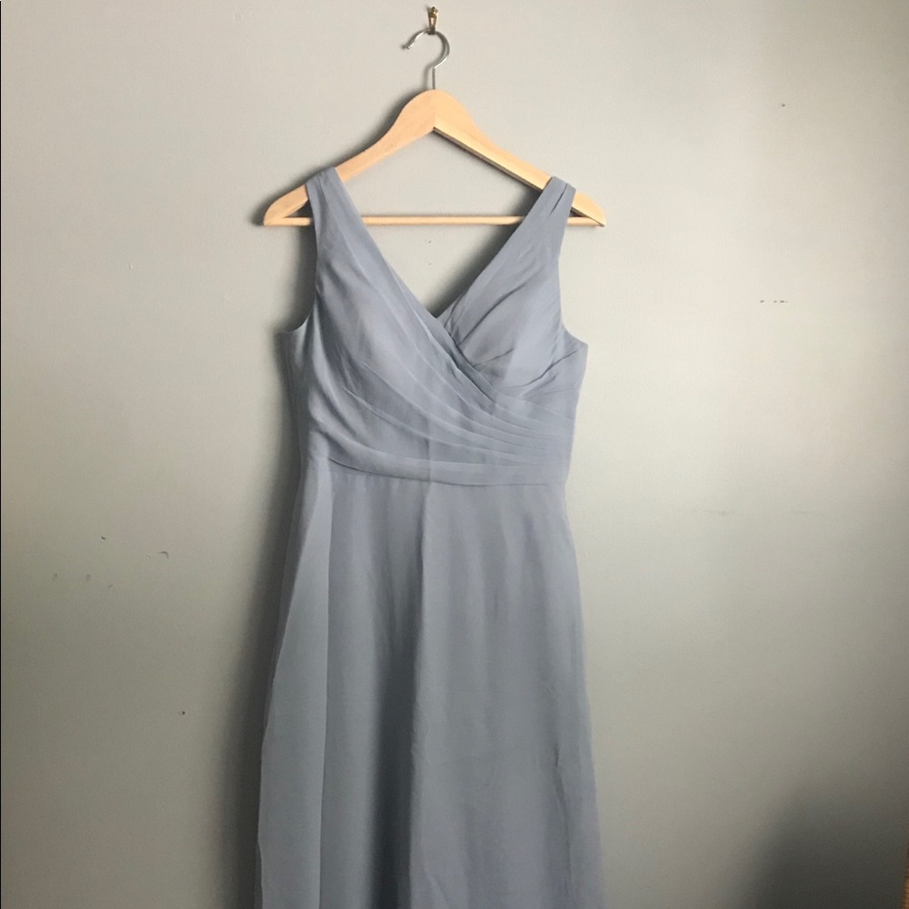 Dusty Blue Azazie Bridesmaid Dress Sz 8